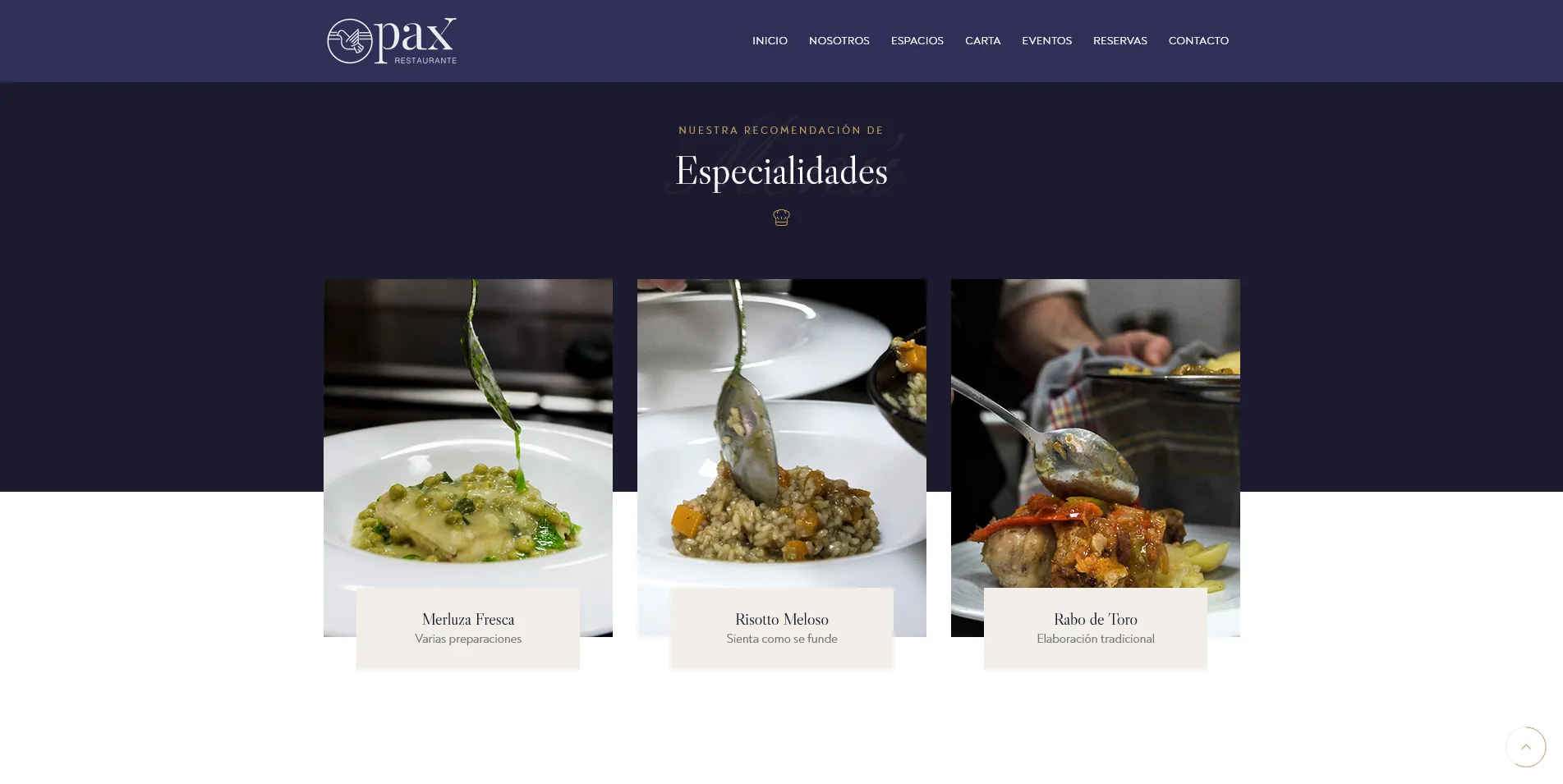 Página Especialidades PAXMadrid