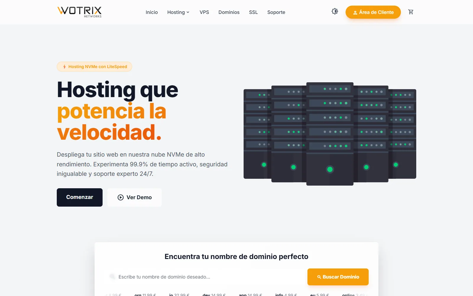 Portada de la plataforma Wotrix Networks